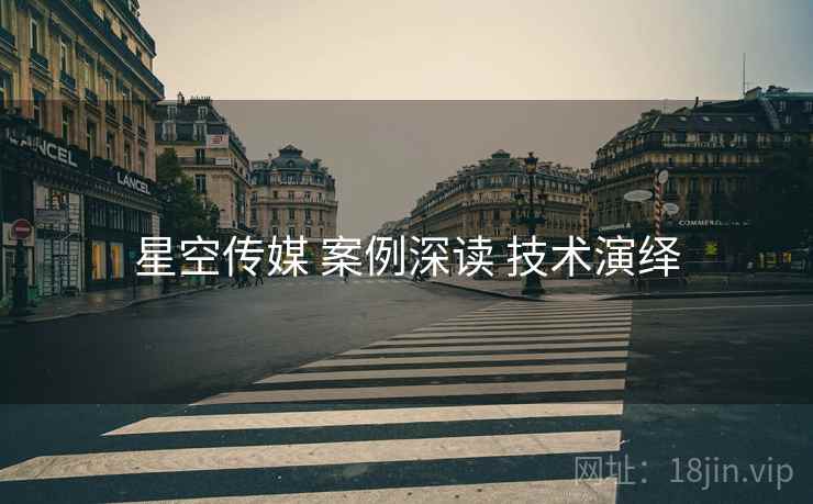 星空传媒 案例深读 技术演绎