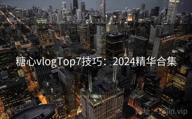 糖心vlogTop7技巧：2024精华合集